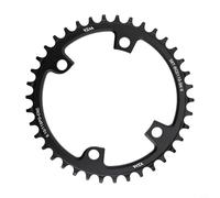 Road Bike Single Chainring 4 Bolt 110BCD CNC Aluminium Narrow Wide Tooth Design Suitable for 9 10 11 Speed Drivetrain 36T to 44T Sprocket Replacement(38T)
