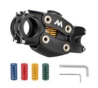 Road Bike Stem, 45mm Height Rise Shock Spring Absorber, 7° Adjustable Aluminium Alloy Handle Buffer for Road, Gravel, Hybrid, and E-Bikes