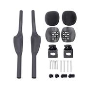 Road Bike Triathlon Time Trial Handlebar - 3K Full Carbon Matte/Glossy, 35° TT Rest Bar for Aero Extension(1 Set TT Bars Matte)