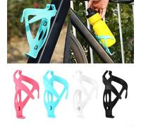 Road Bike Water Bottle Holder with Smooth Round Profile and Rubberized Coating to Protect Bottles While Firm Grip on Rough or Smooth Terrain (Blue)