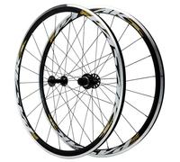 Road Bike Wheels 700C C/V/Rim-Brake Wheelset 30mm Depth Aluminium Alloy Bike Rims 8-12 Speed Wheelsets Hub 100/130mm QR