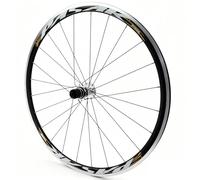 Road Bikes Wheel 700C Bicycles Quick Release Front/Rear Wheel 30mm C/V Brake Rim 20/24H Sealed Bearings Hubs For 8/9/10/11/12 Speed Cassette(Titanium-gold,Rear)