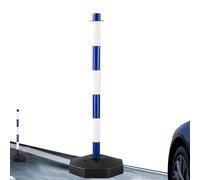 Road Caution - Alert Marker, Highway Beacon | Flexible Detour Obstacle, Removable Lane Blocker, Parking Indicator with Rotating Light Cap for Garage Entry Points, Building Exit, Driveway Redirec
