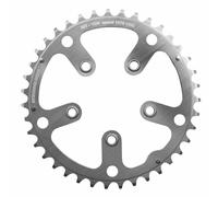 Road chainring 5-arm 130mm Stronglight 39 teeth silver carrier 74mm aluminum 707