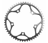 Road chainring 5-arm d.130 stronglight 52t outer silver aluminum 7075 type shima