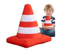Road Cone Plush Toy - Traffic Cone Simulation Plush | Red Roadblock Stuffed Model | Funny Car Tire Soft Throw Pillow | Simulation Wheel Roadblock Cushions for Boy and Girl Room