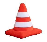Road Cone Toy - Creative Traffic Cone And Tire Pillow, Soft PP Cotton Filling With Strong Sutures, Fun Decorative Accent | For Home Bedroom Couch Chair Decoration Collectible And Com