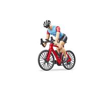 Road Cyclist with Bike