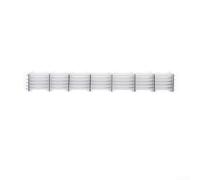 Road Guardrail For HO OO Scale Model For Railways Garden Layouts Diorama Scenery ABS Construction Precision Design(Medium gray164)