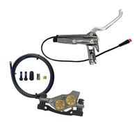 Road Hydraulic Right Front Brake 950mm Aluminum Alloy MTB Disc Brakes With 4 Piston Caliper PM/is Adapter For Ebike BMX XC Fit 160/180mm Rotor