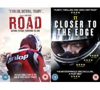 ROAD Joey Dunlop,Liam Neeson & TT Closer to the Edge (2 DVD BUNDLE) Road Racing