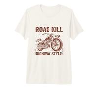 Road Kill Highway Style Wild Riding Highway Style Premium T-Shirt