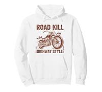 Road Kill Highway Style Wild Riding Highway Style Pullover Hoodie