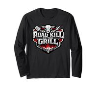 Road Kill On The Grill Party BBQ Pitmaster Long Sleeve T-Shirt