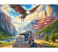Road Landscape 300 Piece Pack DIY Jigsaw Puzzle Magical Cosmic Creatures Collectors Cognitive Development Educational Decorative Puzzle Gifts for Adults Premium Cardboard 300 PCS/40x28cm