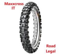 ROAD LEGAL Motorcycle Tyre Maxxis Maxxcross IT 120/100 -18 68M TT Rear