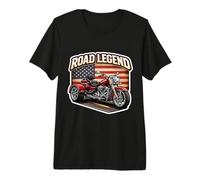 Road Legend Classic Trike Motorcycle Biker American Triker Premium T-Shirt