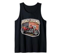 Road Legend Classic Trike Motorcycle Biker American Triker Tank Top