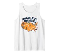 Road Less Traveled Travel Humor Life Trip Adventure Seeker Tank Top