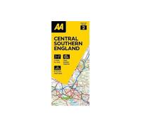 AA Road Map Central Southern England: (AA Road Map Britain series 2 8th New edition)