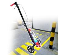 Road Marking Machine - Line Marker Spray Paint Applicator with Width Adjustment for School, Sports Grounds, Garage, and Factory Use