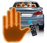 Road Mate Finger, Road Mate Hand, Road Mate Hand Signal, Finger Flickering Light For Car, Road mate Hand, Road Mate Middle Finger, Funny Car Led Finger Lights With Remote Control (Women)
