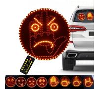 Road Mate Hand, 4 Emojis and 4 Gestures Finger Flicker Car Hand Light with Remote, Funny Road Rage LED Sign for Car, Ideal Gifted Car Accessories, Light Up Hand for Car Window Fun Car Gadgets for Mens