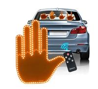 Road Mate Hand, Roadmate Hand Light, Led Finger Flicker Light, Car Mood Signal Light, Car Finger Led Light With Remote, Road Mate Official Hand (4 modes for men)