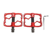 Road Mountain Bike Pedals, 3 Bearings Bicycle Pedals, Lightweight Bicycle Platform Pedals, Road Mountain Bike Pedals with Anti Skid Nails, Carbon Fiber