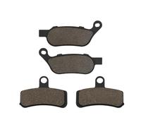 Road Passion Motorcycle Front Rear Brake Pads fo rFat Boy FLSTF FLSTFB Softail Deluxe Custom Slim FLS FLSTC FXST FXSTC(Front and Rear)