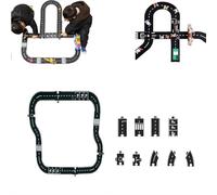 Road Puzzle Track, Flexible Rubber Road Puzzle Track Pieces, Rubber Roads for Kids, Flexible Roads Tracks for Kids, Endless Creative Combinations，fostering Creativity (24pcs)