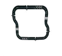 Road Puzzle Track, Flexible Rubber Road Puzzle Track Pieces, Rubber Roads for Kids, Flexible Roads Tracks for Kids, Endless Creative Combinations, Splicing Tracks Set (24pcs)