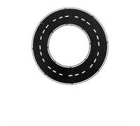 Road Puzzle Track, Flexible Rubber Road Puzzle Track Pieces, Rubber Roads for Kids, Flexible Roads Tracks for Kids, Endless Creative Combinations, Splicing Tracks Set (8pcs)