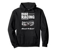 ROAD RACING ADRENALIN ON ASPHALT Motorcycle Motorsport Rider Pullover Hoodie