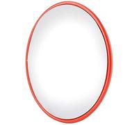 Road Safety Convex Traffic Mirror, with Necesssary Mounting Hardware Accessories for Wide Angle Driveway Community Corners Traffic Mirror