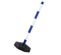 Road Safety Pile - Movable Traffic Warning Column for Construction | Adjustable Reflective Sign with Barrier Function, Vehicle Access Restriction Tool, Perfect for Street Management, 11.22x33.46 in