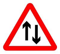 Road Sign 2 Way Wall Mounted ACM (Aluminium Composite Material) 45 x 45 cm