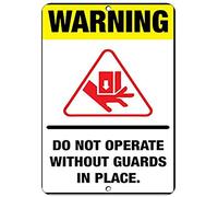 Road Signs Warning Dont Leave Pump Unattended Hazard Sign Warning Sign 12" X 8"