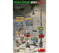 Road Signs WWII Italy Road Second World War Italy 1:35 Kit