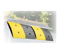 Road Speed Bumps,Bolt-Down Thickened Rubber and Plastic Slope Pad,Suitable for Asphalt Concrete Gravel Roads Driveway
