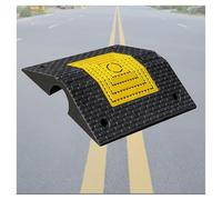 Road Speed Bumps,Speed Bumps for Road Heavy Duty,Bolt-Down Cable Protection Ramp,for Asphalt Concrete Gravel Driveway Road(120x80mm)