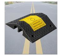 Road Speed Bumps,Speed Bumps for Road Heavy Duty,Bolt-Down Cable Protection Ramp,for Asphalt Concrete Gravel Driveway Road(73x70mm)