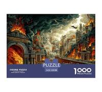 Road to Hell 1000-Piece Jigsaws for Adults Educational Games Home Decoration Colorful DIY Art Learning Activity 52x38cm/1000pcs