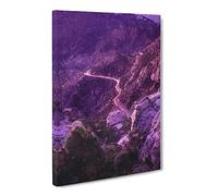 Road To Mount Lemmon In Arizona Canvas Print | Gallery Wrapped 30mm Frame Wall Art | 30x20 inches | Ready to Hang | Modern Picture | Living Room Bedroom Lounge Office