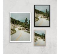 Road To Nowhere Giclee Art Print - A2 - White Frame