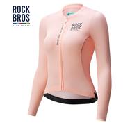 【ROAD TO SKY】 ROCKBROS Women Cycling Jersey Long Sleeves Breathable Top Clothing