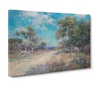 Road To The Hills By Julian Onderdonk Canvas Print | Gallery Wrapped 30mm Frame Wall Art | 24x16 inches | Ready to Hang | Classic Landscape Picture | Living Room Bedroom Lounge Office