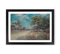 Road to The Hills by Julian Onderdonk Framed Print | A2 Black Framed Wall Art | Ready to Hang | Modern Nature Picture | Living Room Bedroom Lounge Office