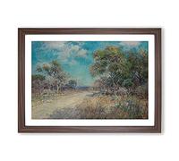 Road to The Hills by Julian Onderdonk Framed Print | A2 Walnut Framed Wall Art | Ready to Hang | Modern Nature Picture | Living Room Bedroom Lounge Office
