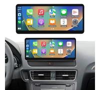 Road Top 12.3" Ultra-Narrow CarPlay Screen for Audi Q5 (2009-2017) with 3G MMI System, Wireless CarPlay Android Auto, Mirrorlink, Head Unit Retrofit Touchscreen Display, Car Stereo Touchscreen Radio